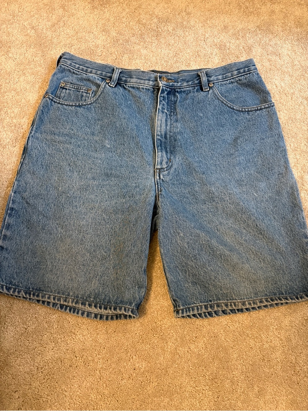 Route 66 Men's Classic Denim Shorts - Light Blue